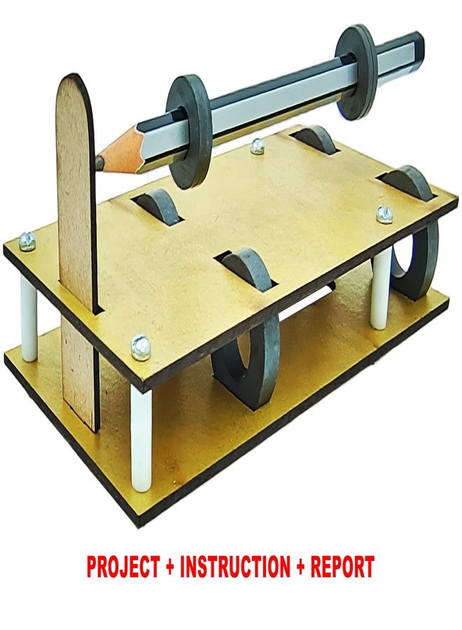 SYMFONIA Magnetic Levitation(Maglev) Pencil Experiment School Science Project Working Model Kit with Instruction Manual and Report - Image 4